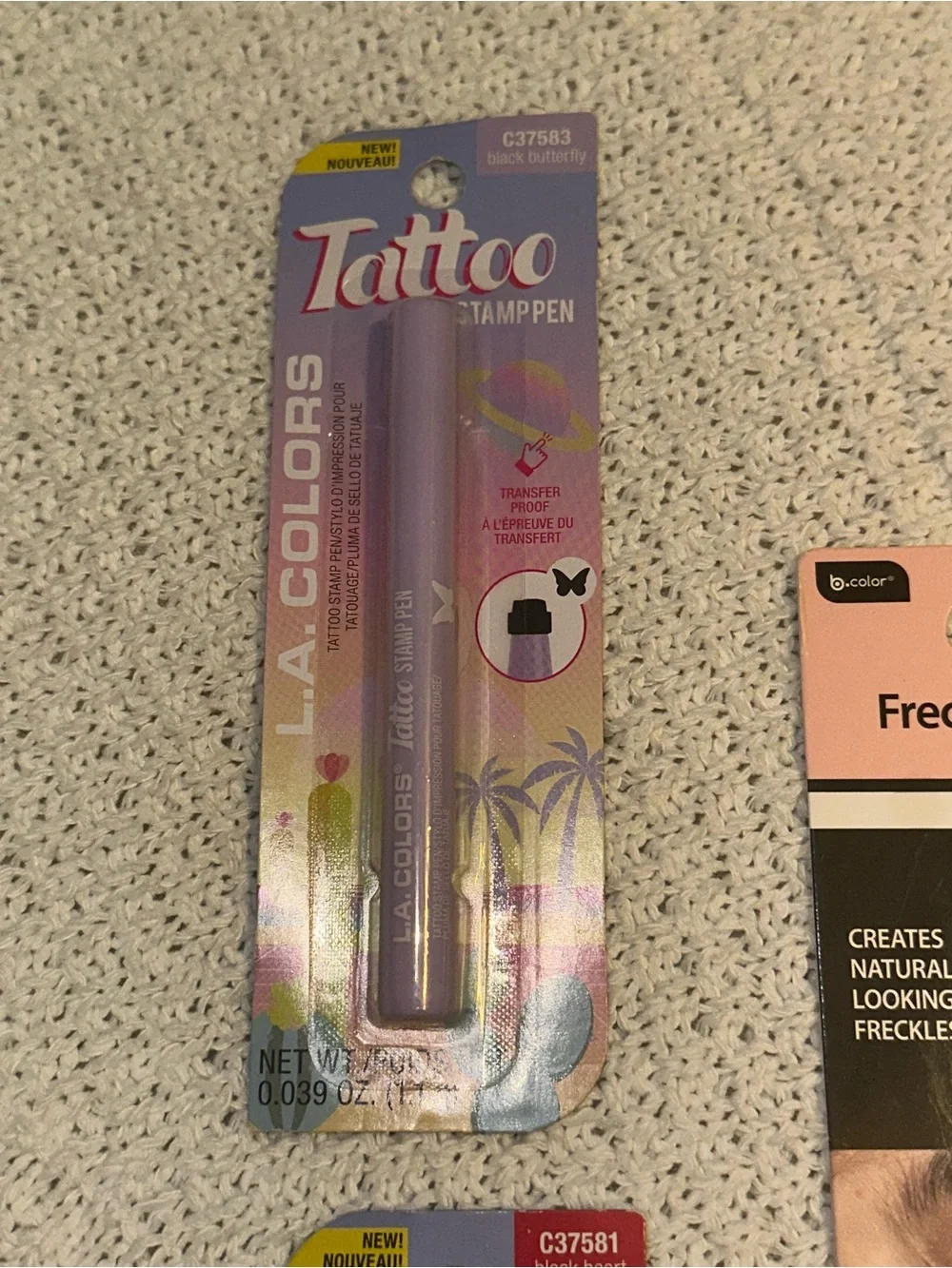 L.A. Colors Tattoo Stamp Pen Set & Freckle Pen